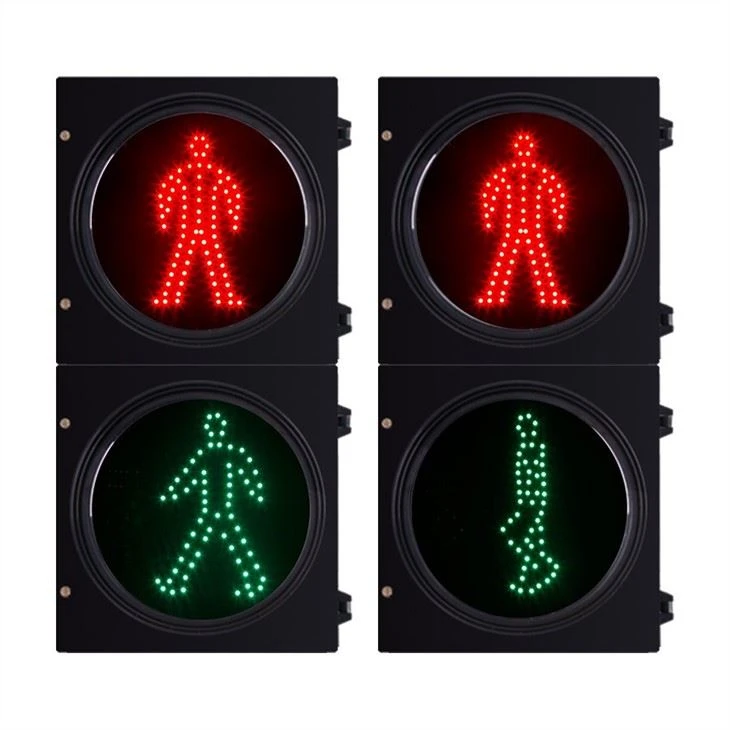 Pedestrian Across LED Traffic Signal Light For Road Safety